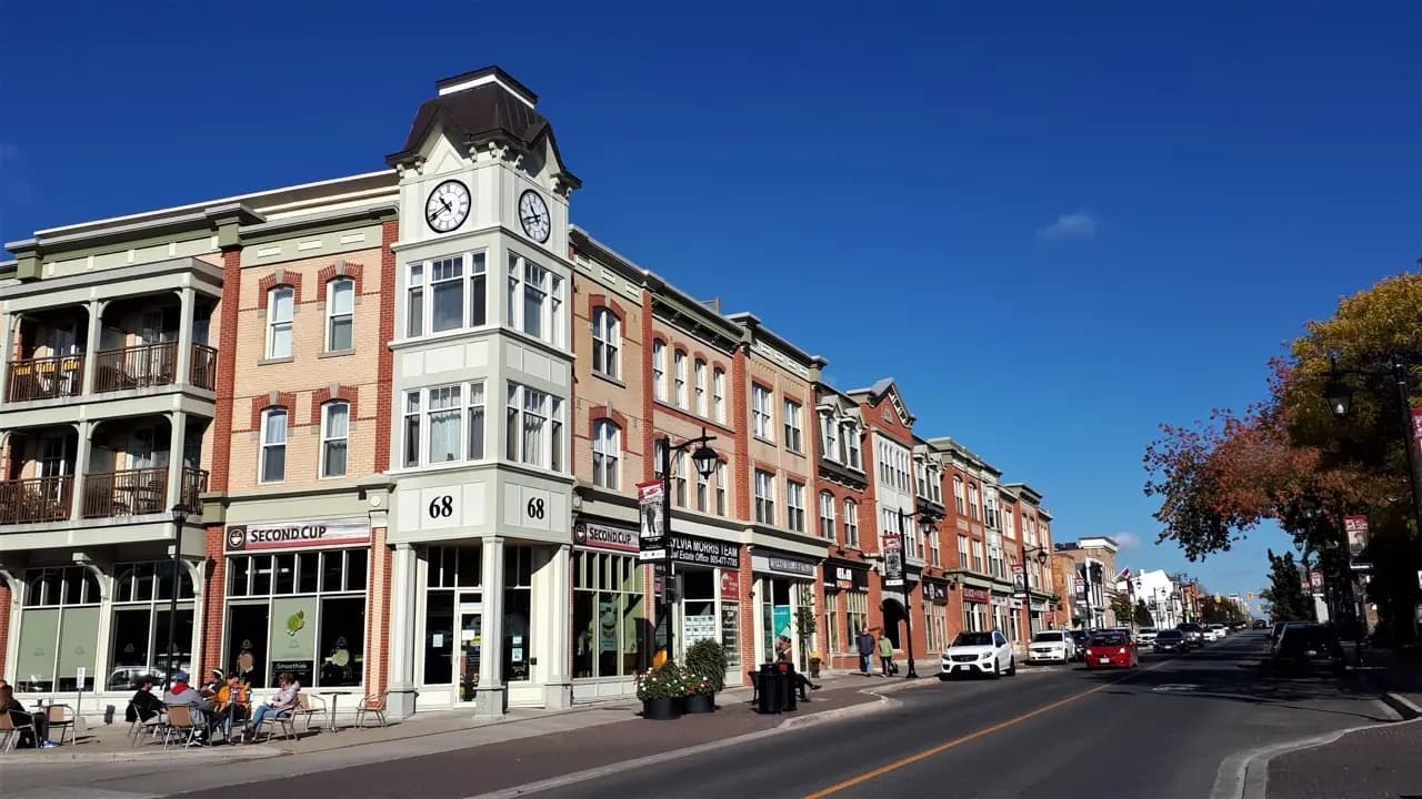 Markham, Ontario urban development and residential area in York Region — lawn care service area